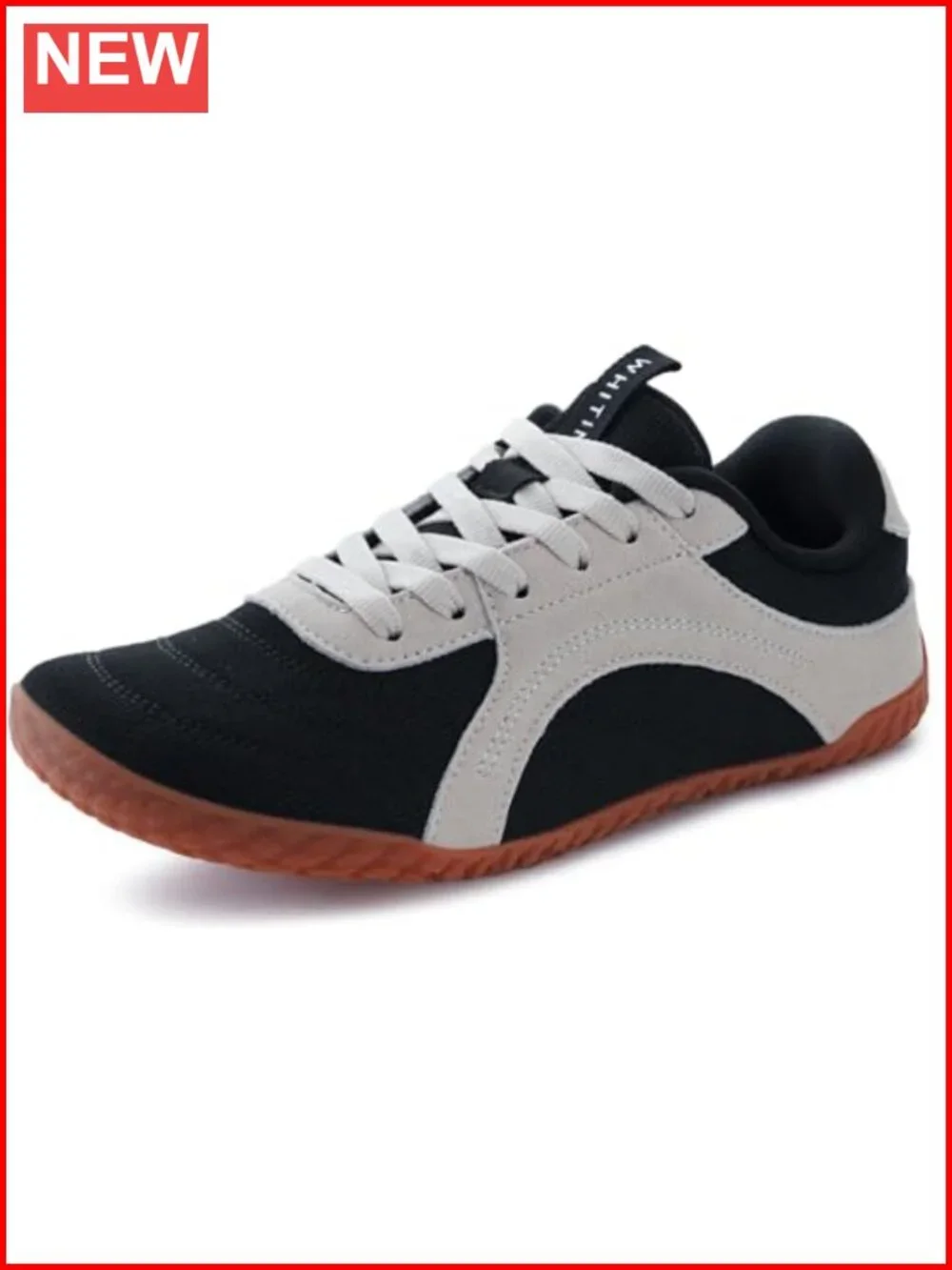 Zero Drop Barefoot Sneakers Wide Toe Box Retro Track-Inspired